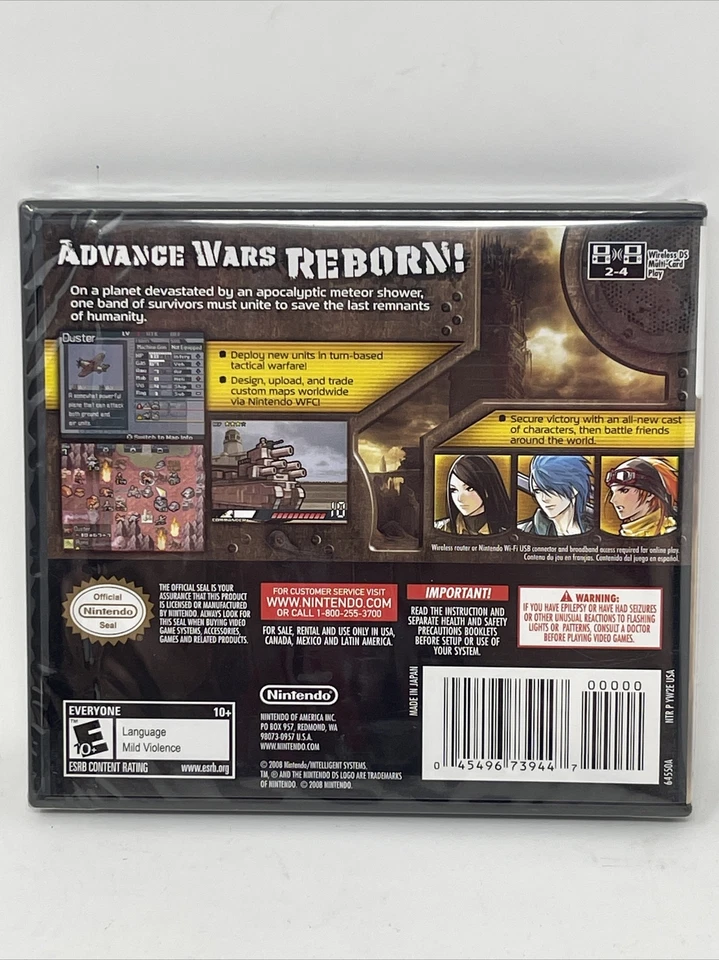 Advance Wars: Days of Ruin Nintendo DS GAME NEW SEALED - Image 2 of 4