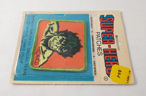 Vintage 1979 Super Hero Patches THE INCREDIBLE HULK Marvel Embroidered Patch NEW - Picture 2 of 6