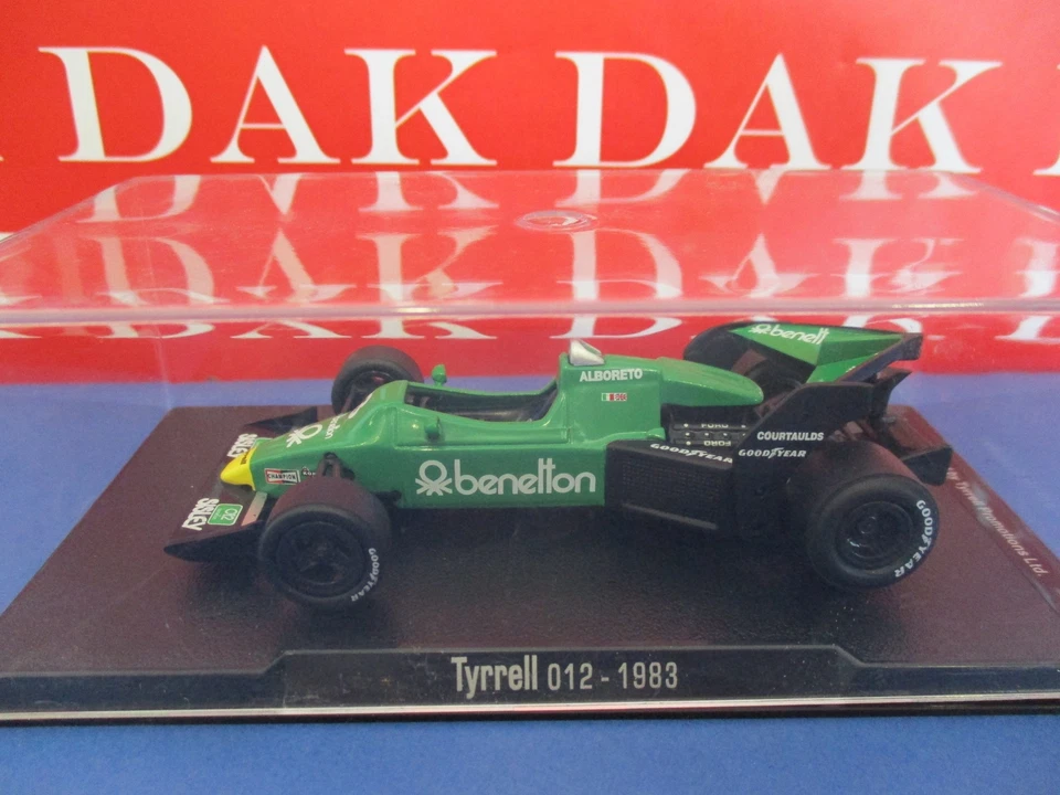 Die cast 1/43 Modellino Auto F1 Tyrrell 012 - 1983 Michele Alboreto - Immagine 4 di 4