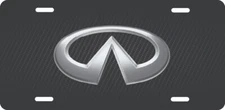 INFINITY LOGO LICENSE PLATE FOR AUTO 12X6 ALUMINUM 1