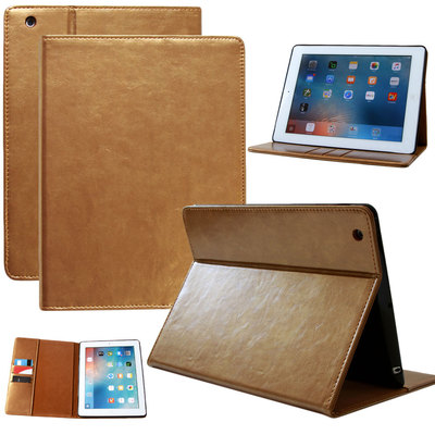 Premium Leather Cover for New Apple iPad 9.7'' - 2018 Tablet Protective Case