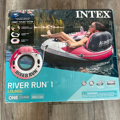 INTEX RIVER RUN PINK/WHITE 53'' LOUNGER, 56829AY