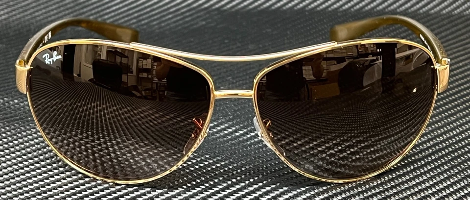 Ray Ban RB3386 001 13 Arista Pilot Herren 67 mm Sonnenbrille - Bild 2 von 4