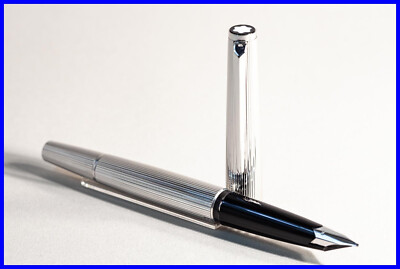 MONTBLANC Masterpiece 1266 Piston Filler full 925 sterling silver