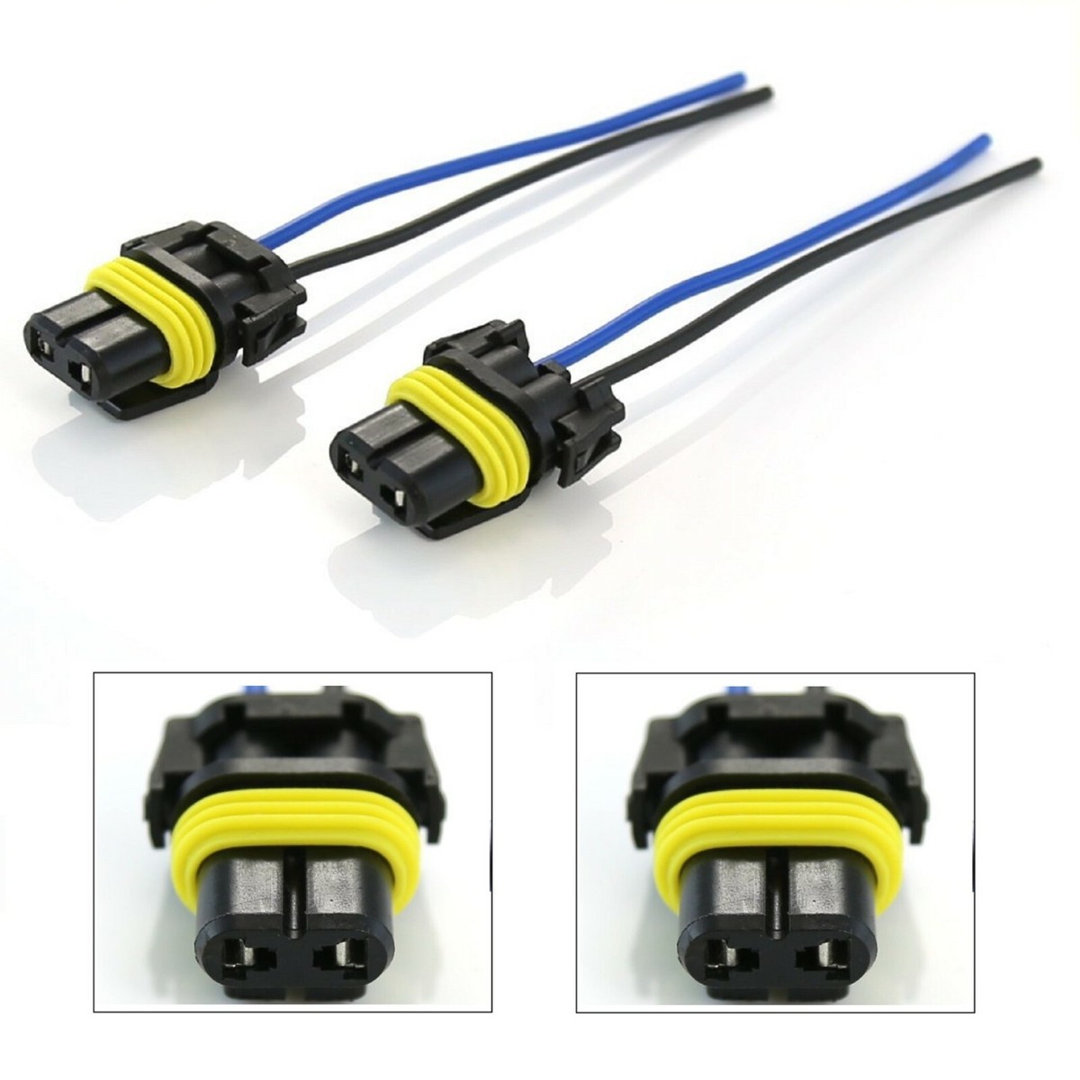 Stop Tail Turn Three-Wire 90&ordm; Plug-In Pigtails For Female Pin