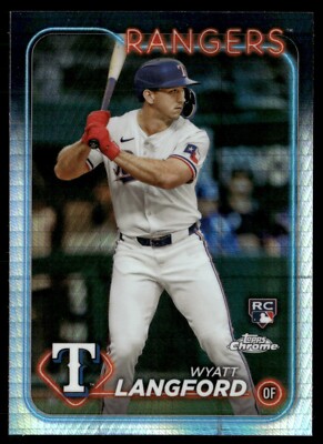 2024 Topps Chrome WYATT LANGFORD #122 Prism Refractor Rookie SP 