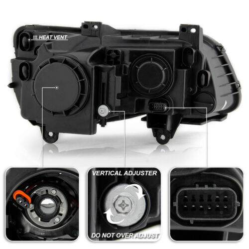 2011-2014 Chrysler 300 Chrome Bezel Halogen Type Headlight Headlamp Driver Side - Picture 3 of 8
