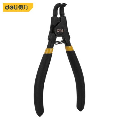 deli 5 inch External bending circlip plier Clamp Chrome Vanadium Steel German