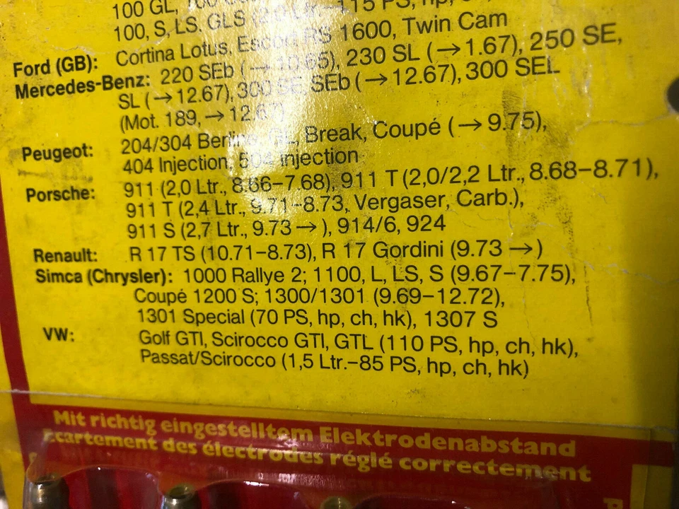 Renault R 17 Ts / Gordini - 4 Velas Encendido Bosch W225T30 Foto 3 de 3