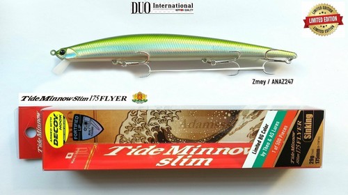 DUO Tide Minnow Slim 175 FLYER NEUF 2023 Leurre De Pêche En Mer, Hard Bait, Bar - Photo 21/51