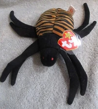 Ty Beanie Baby Spinner the Spider DOB October 26, 1996 MWMT Free Shipping