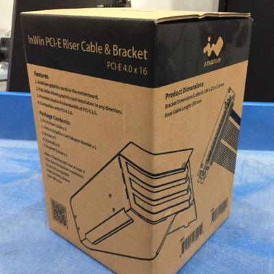 Brand New InWin PCI-E Riser Cable and Bracket PCI-E 4.0 x 16