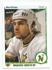 NEAL BROTEN 1990-91 UPPER DECK CARD NM-MT CONDITION