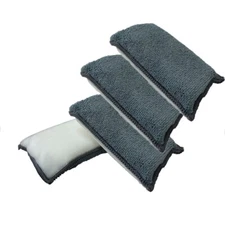4 Pcs Interior Car Wash Pad Absorbent Detail Bristle Clean Scrubbing Sponge
