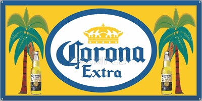 CORONA EXTRA BEACH BAR PUB TAVERN VINTAGE SIGN REMAKE ALUMINUM SIZE OPTIONS
