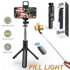 Selfie Stick Tripod with Remote Phone Holder Desktop Stand For iPhone/Samsung US