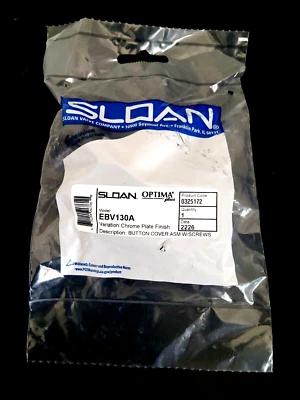 Genuine Sloan Optima plus EBV-130-A 0325172 Toilets / Urinals G2 EBV130A