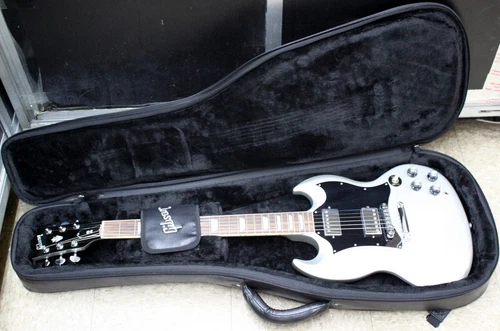 2023 Gibson SG Standard Electric Guitar - Silver Mist w/Soft Case