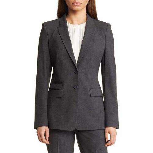 Formal Pant Suit Womens Peak Lapel Single Breasted Business Office Casual 2 Pcs - Picture 5 of 14