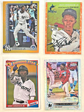 2025 Topps Series 1 Celebration Jazz Chisholm Jr Walk This Way Gold /50 SP BS25