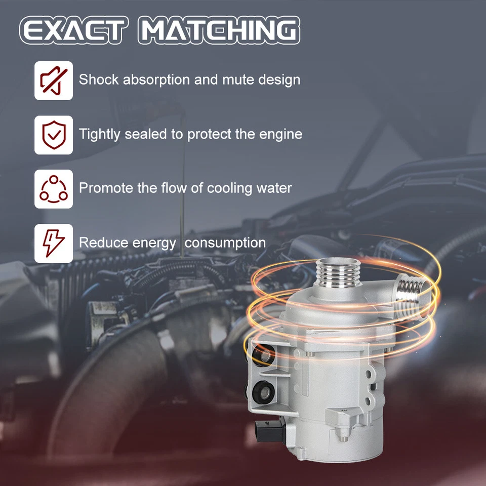 Electric Water Pump For 2006-2007  BMW 530xi 2007-2010  BMW X3 11517586925 Foto 2 de 4