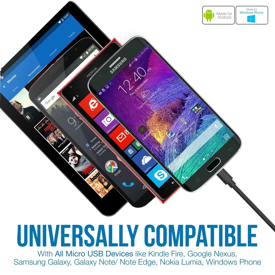 Cables de carga micro USB EasyAcc Foto 4 de 4