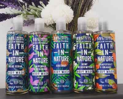 Faith In Nature Lavender & Geranium Body Wash Refill | Balance Wholefoods | Maghull, Liverpool