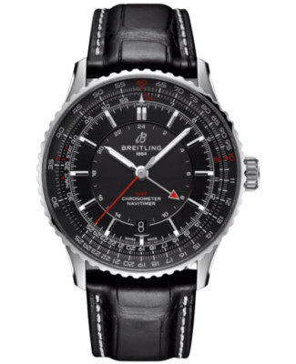 New Breitling Navitimer Automatic 41 GMT Black Dial Men's Watch A32310251B1P1