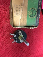 PICK A SHAFT SERIES A 10 CONTROL 100,000 OHM CLAROSTAT  NOS