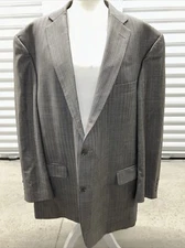 Hart, Schaffner & Marx Gold Trumpeter Herringbone Blazer Jacket 56 USA Made