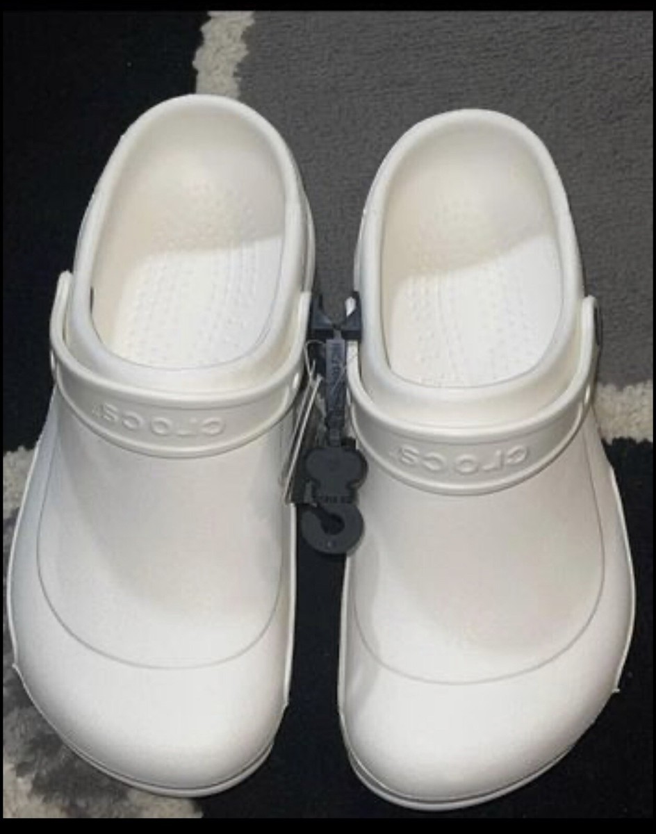 Crocs Bistro Clog 10075 White Slip Resistant Shoes Men