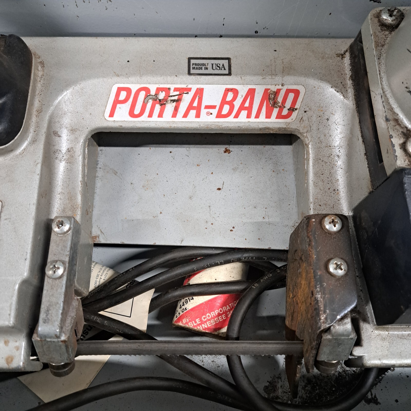 Porter Cable 7721 PortaBand Two Speed Portable Band Saw Unable to test