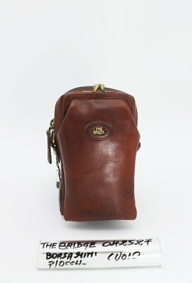 Borsa Donna-Mini-CPorta Occhiali-Tracolla- Pelle-Marrone-042527-01 - Main Image