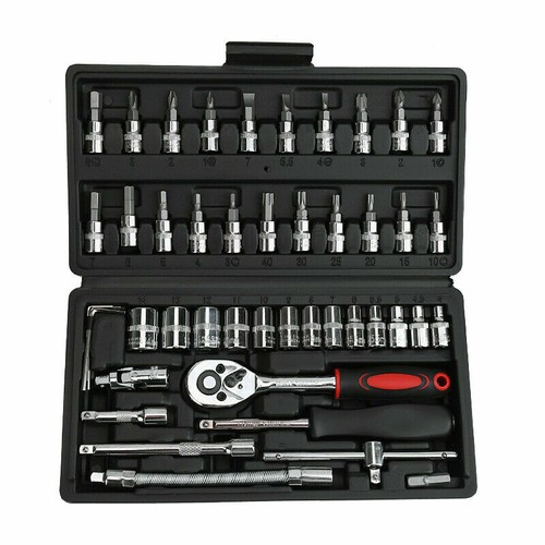 Mechanics Hand Tool Set Metric Wrench Screwdriver Combination Repair Tool Kit - Picture 11 of 12