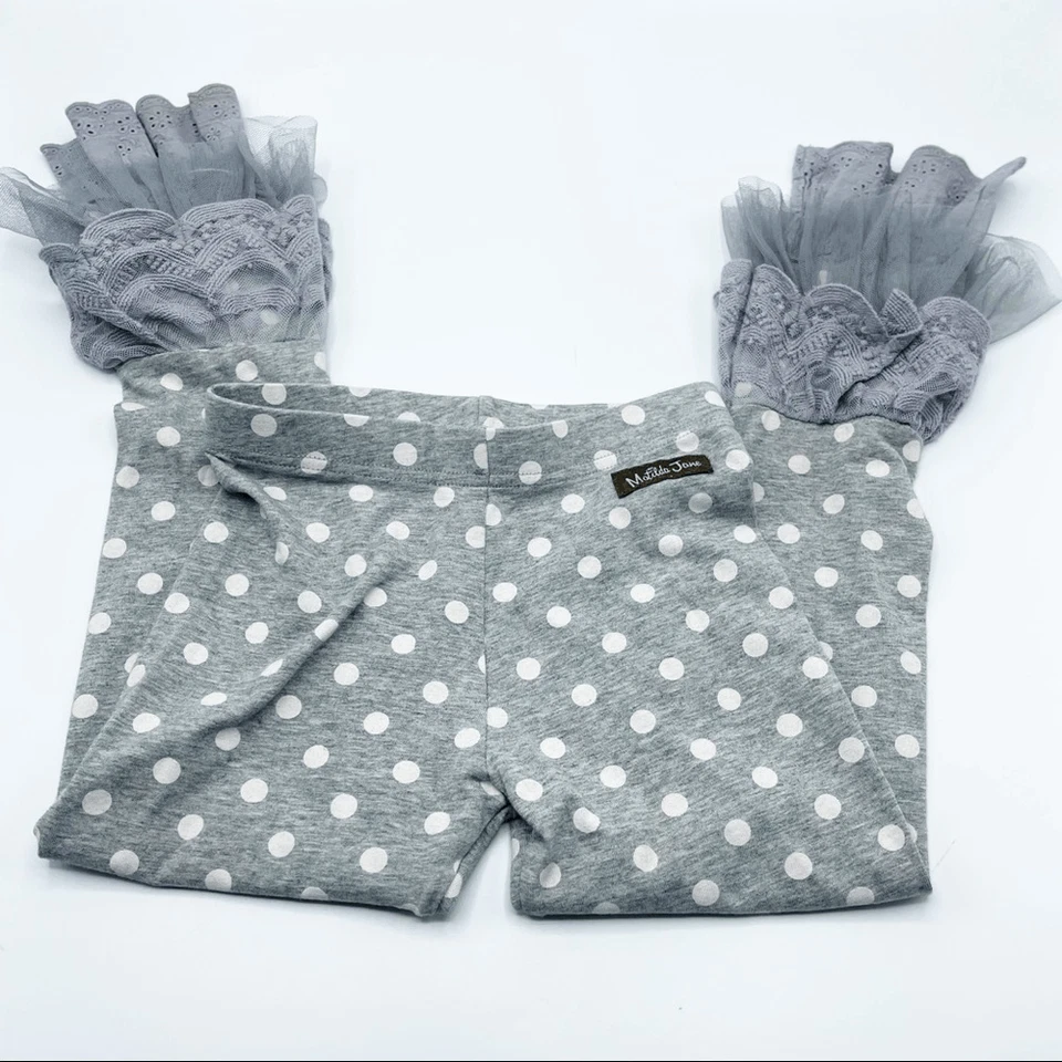 Leggings acampanados a lunares grises Matilda Jane - EE. UU. 4 Foto 2 de 4