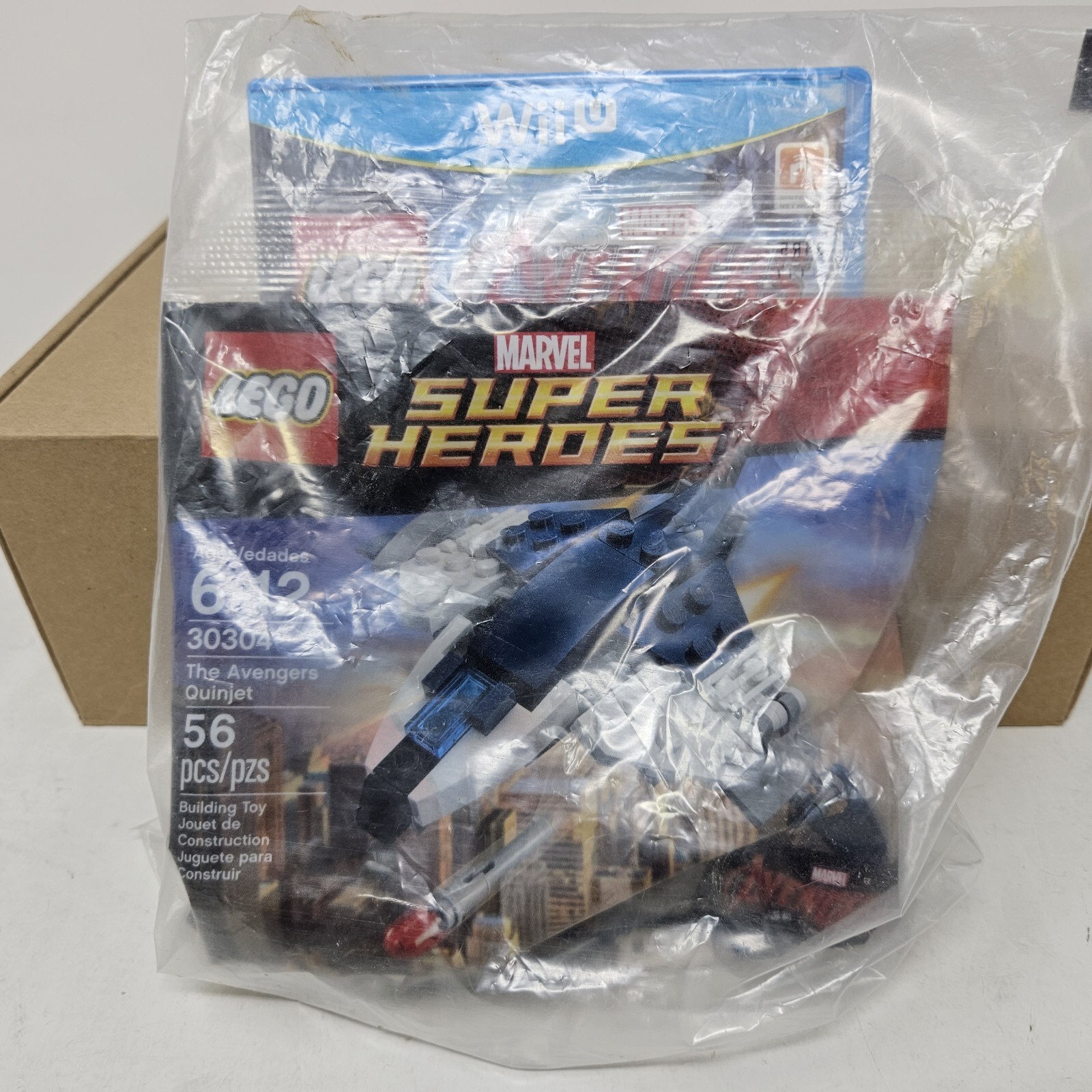 R Us Exclusive W. Quinjet Lego Set (nintendo Wii U)
