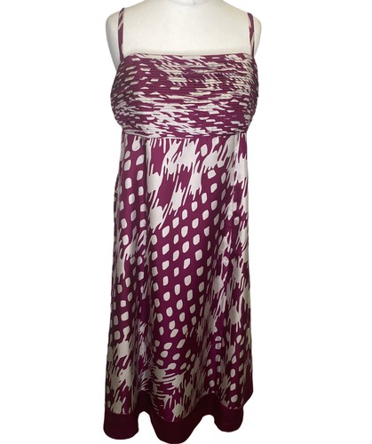 BNWT Ted Baker Zoar Dali Spot Raspberry 