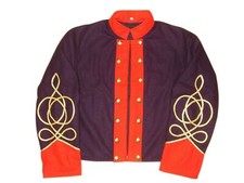 Civil War Union Artillery Captain's Shell Jacket with red collar cuf - All Sizes