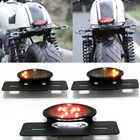Motorcycle LED Brake Tail Light Turn Signal Indicators For Cafe Racer Bobber ATV
