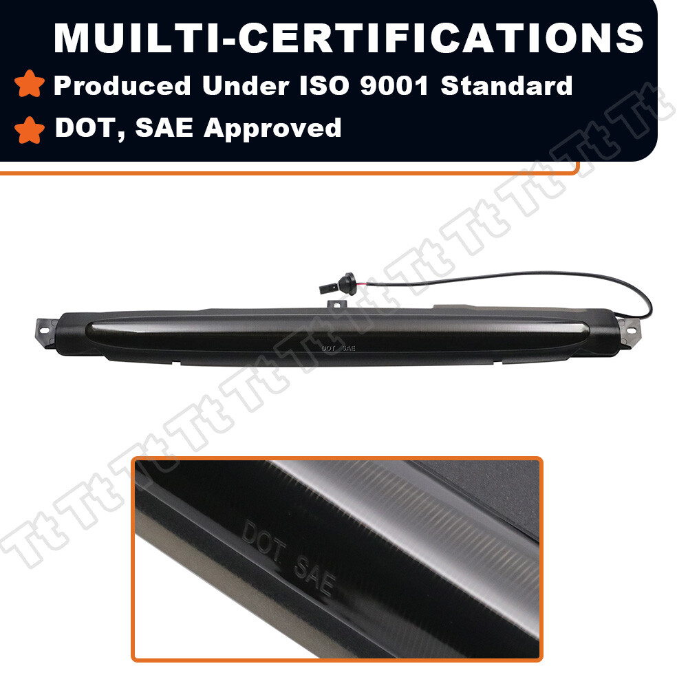 For 2002-2009 Chevy TrailBlazer GMC Envoy Red LED Third 3rd Brake Tail