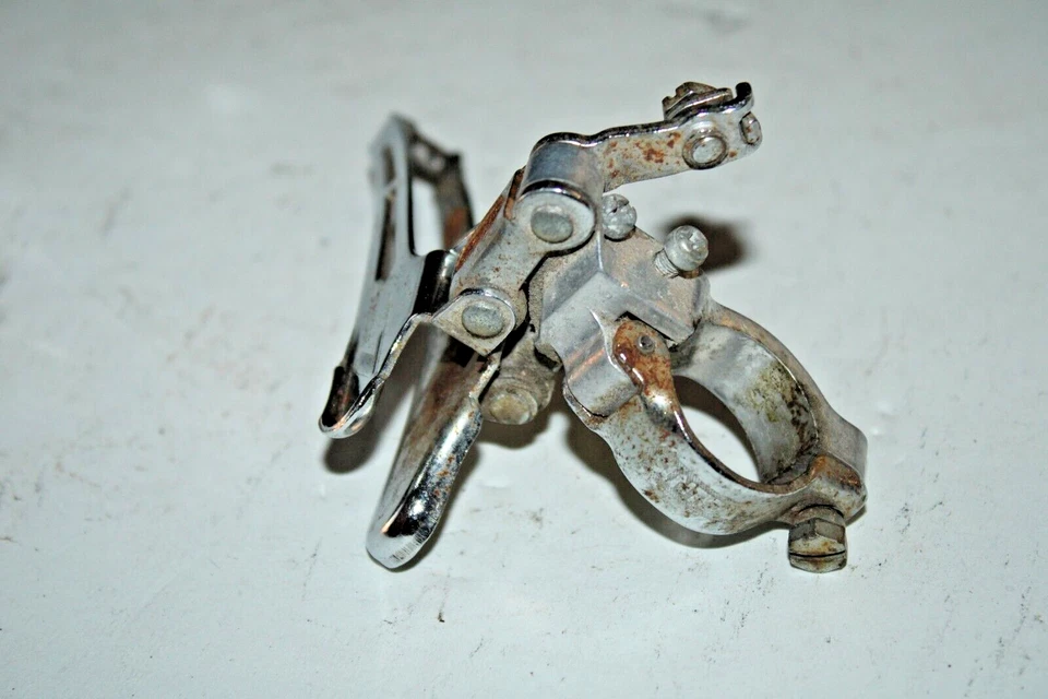 Câmbio dianteiro triplo Suntour 7 3x8 25,4mm Maeda Japan Touring café vintage :) - Imagem 3 de 4