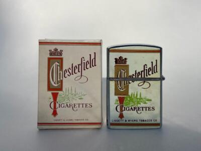 co op chesterfield cigarettes Vintage NOS Chesterfield Cigarette Lighter Tobacco Advertising Continental  Japan