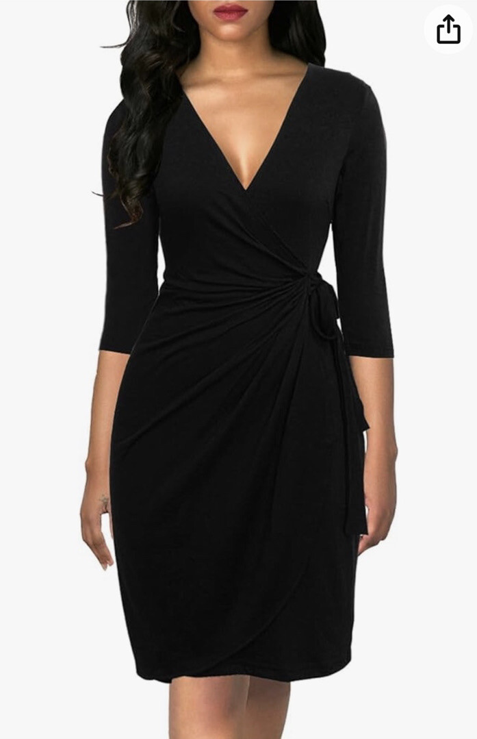 best black sheath dress Executive Ponte Dress main image 1