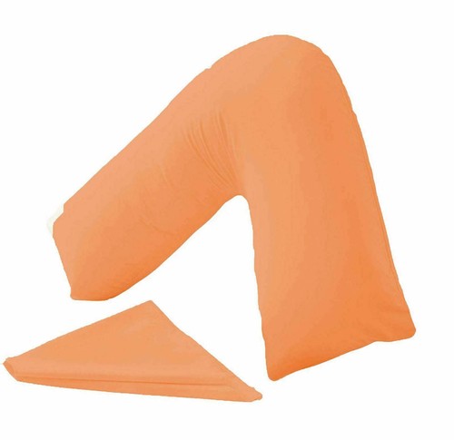 Orthopedic V Shaped Pillow Case Cover Back Support Nursing Pregnancy PACK OF 2 - Picture 16 of 23