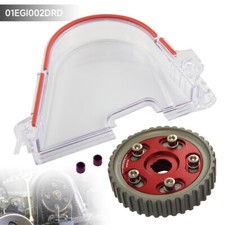 Clear Gear Zahnriemenabdeckung+Cam Gear für Honda Civic D15 D16 SOHC 96-00 Rot