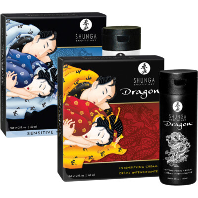 Shunga Dragon Intensifying Sensitizing Cream 2 oz - Select Intensity