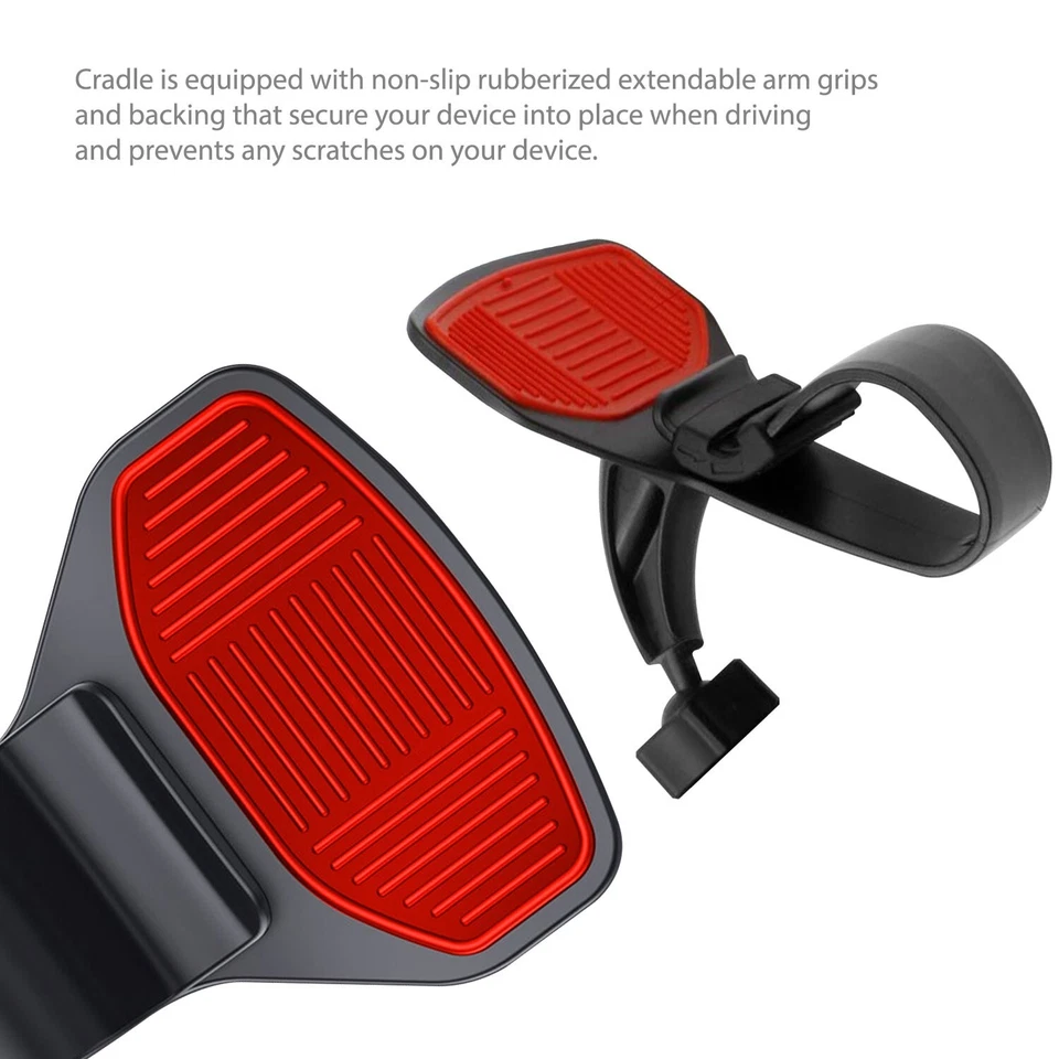 Car Dashboard Clip Cell Phone Holder Universal Cradle Mount for All Phones & GPS - Image 4 of 4