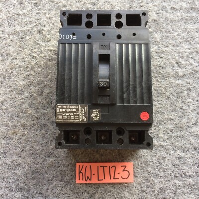 TED134030 GE TED 3 pole 30 amp 480 volt  Bolt on Circuit Breaker 1 Year Warranty
