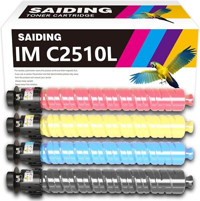 Toner Cartridge for Ricoh IM C2010 IM C2510 842554 842555 842556 842557 Printers