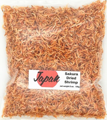 Greenlike Dried Small Shrimp Sakura Dried Shrimp 3oz/85g Ramen Shrimp 日本樱花虾米 